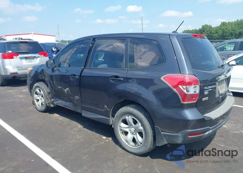 2014 Subaru Forester 2.5I from USA, damaged, VIN JF2SJAAC1EH468270